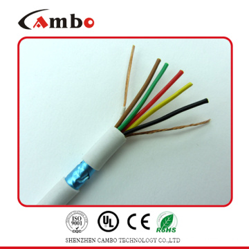 Muestras libres multi pares encallados cca / ccs / bc / ofc cable de alarma utp